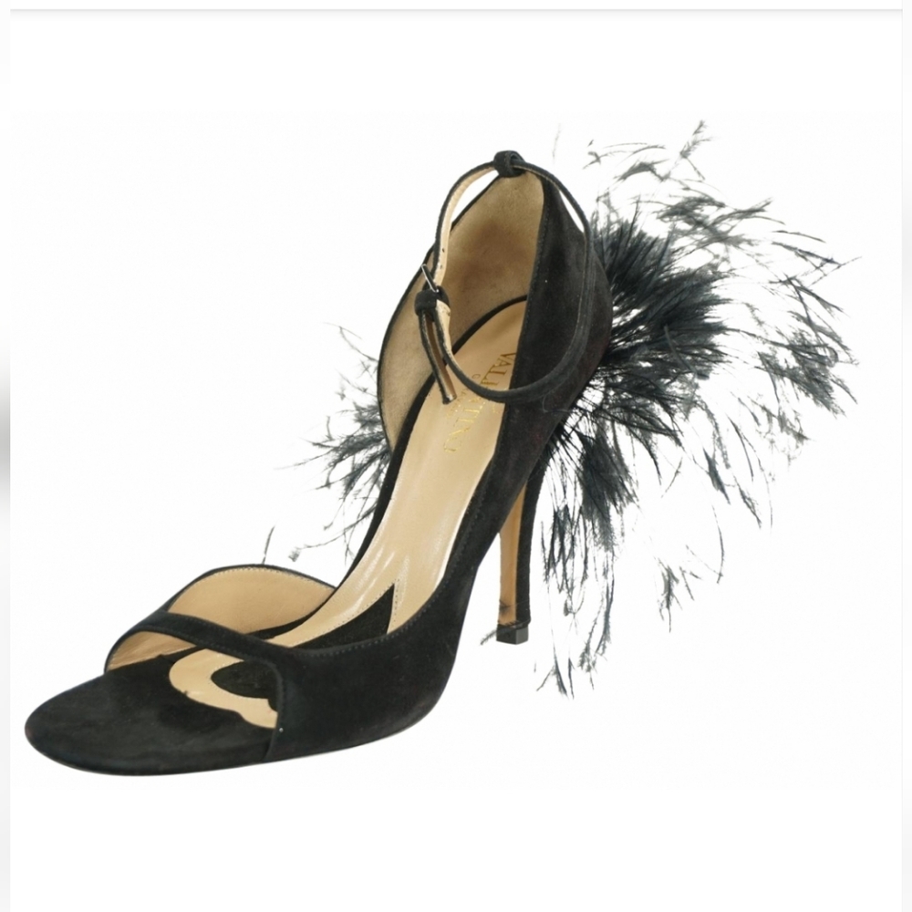 Valentino ostrich sandals